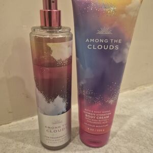 Bath & Body Works Among the Clouds Body Cream and Fragrance Mist Set